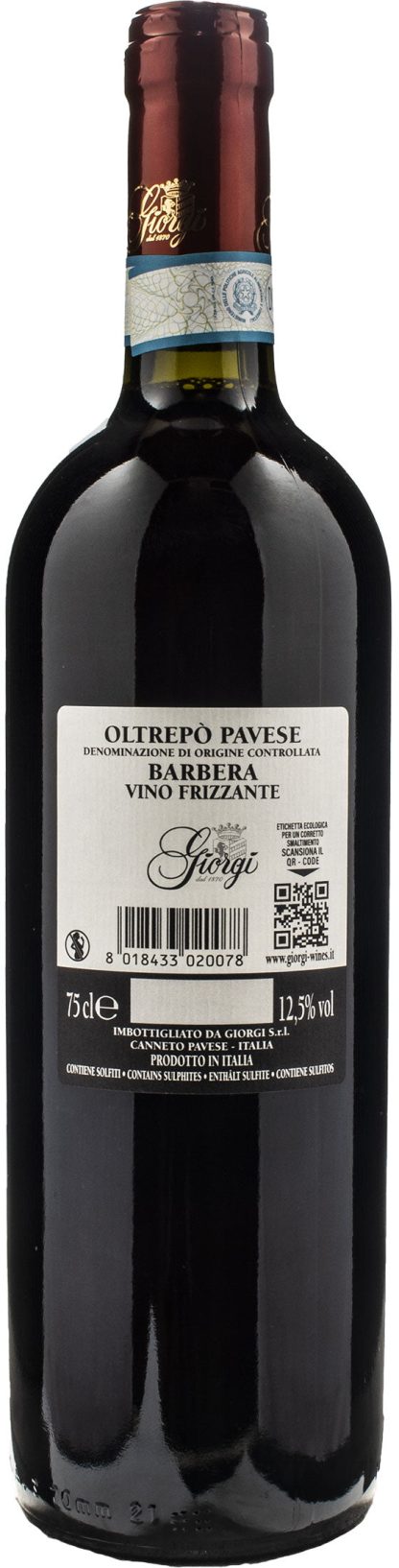 Giorgi Oltrepò Pavese Barbera Frizzante 2023 - immagine 2