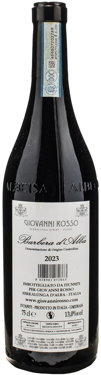 Giovanni Rosso Barbera d'Alba 2023 - immagine 2