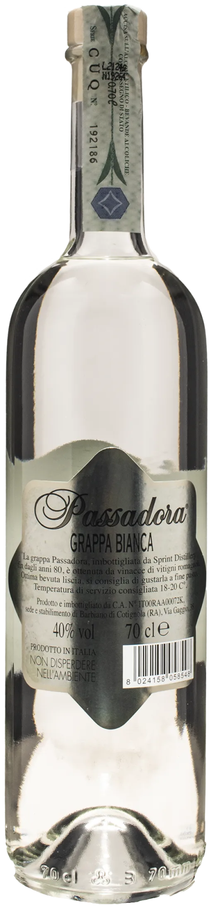 Grappa Passadora 0,7 l - immagine 2