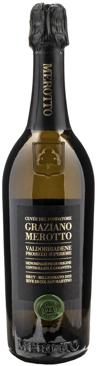 Graziano Merotto Valdobbiadene Prosecco Superiore Rive Col San Martino Cuvée del Fondatore 2023