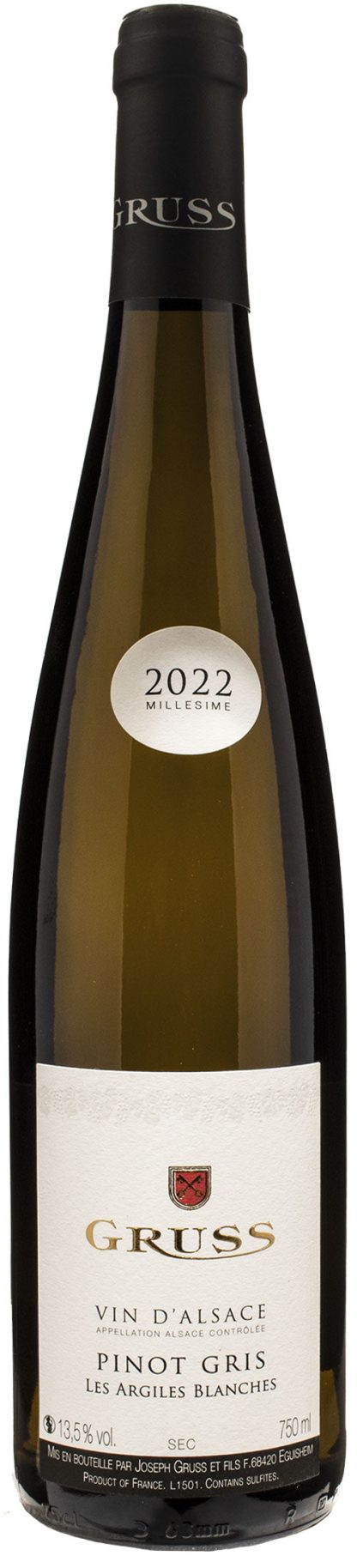 Gruss Les Argiles Blanches Pinot Gris 2022