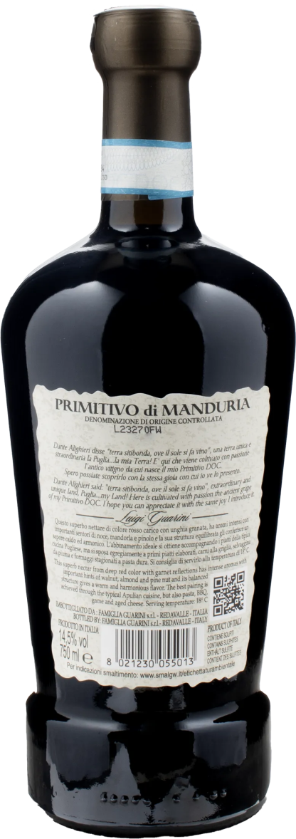 Guarini Primitivo di Manduria Luigi Guarini 2021 - immagine 2