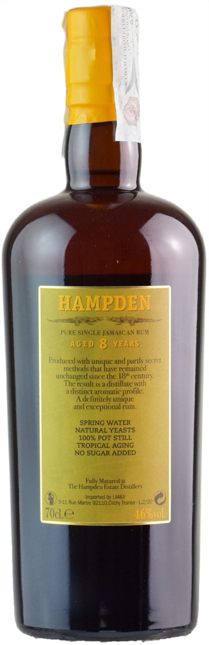 Hampden Estate Jamaican Pure Single Jamaican Rum 8 Y.O. - immagine 2