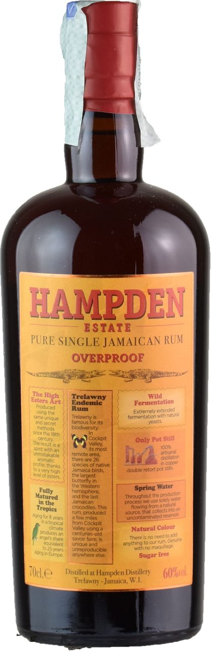 Hampden Estate Single Jamaican Rum Overproof