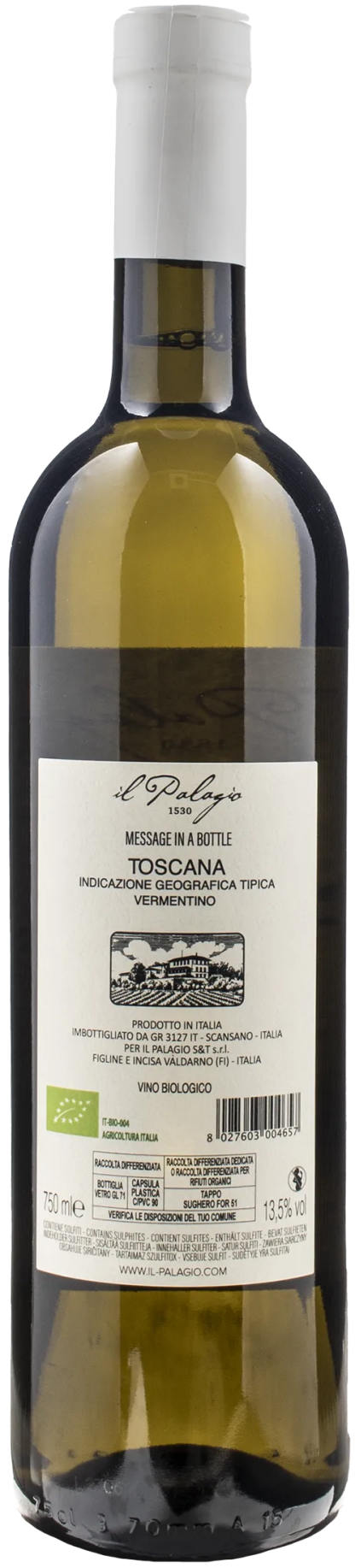 Il Palagio Vermentino Message in a Bottle Bianco 2022 - immagine 2