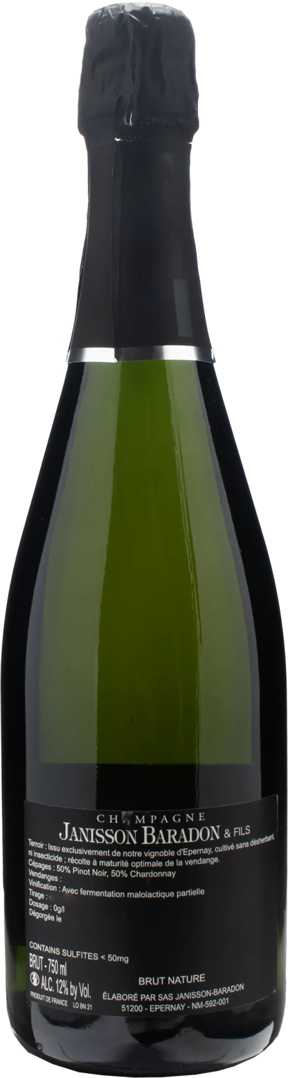 Janisson Baradon et Fils Champagne à Epernay Brut Nature - immagine 2