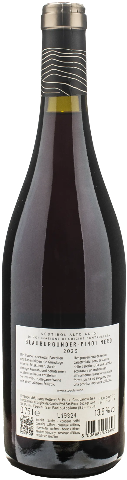 Kellerei St Pauls Pinot Nero Luzia 2023 - immagine 2