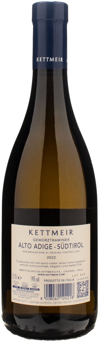 Kettmeir Alto Adige Gewurztraminer 2022 - immagine 2