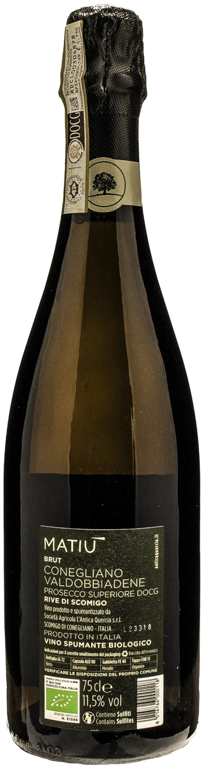 L'Antica Quercia Conegliano Valdobbiadene Prosecco Superiore Matiu Brut 2022 - immagine 2