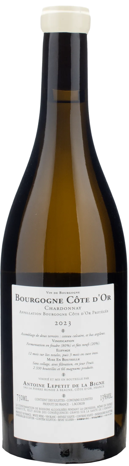 La Pierre Ronde Bourgogne Cote d'Or Chardonnay 2023 - immagine 2