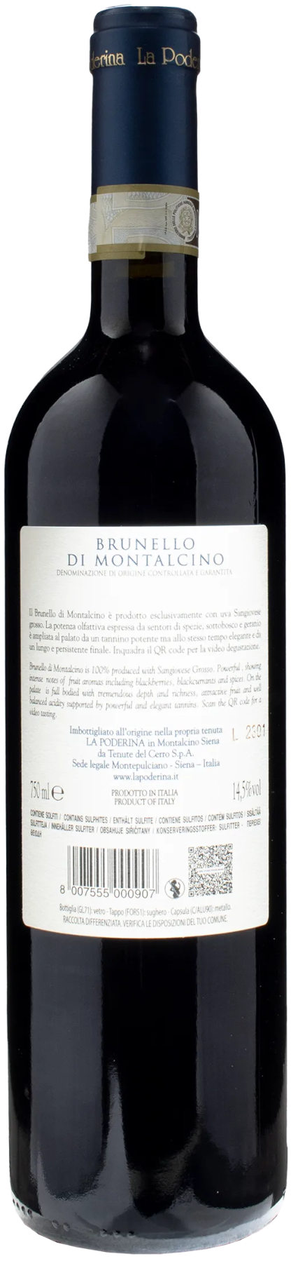 La Poderina Brunello di Montalcino 2019 - immagine 2