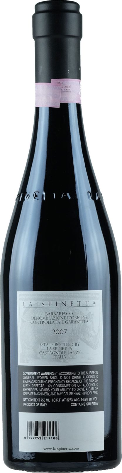 La Spinetta Barbaresco Starderi Vursù 2007 - immagine 2