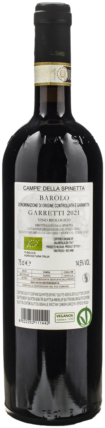 La Spinetta Barolo Garretti 2021 - immagine 2