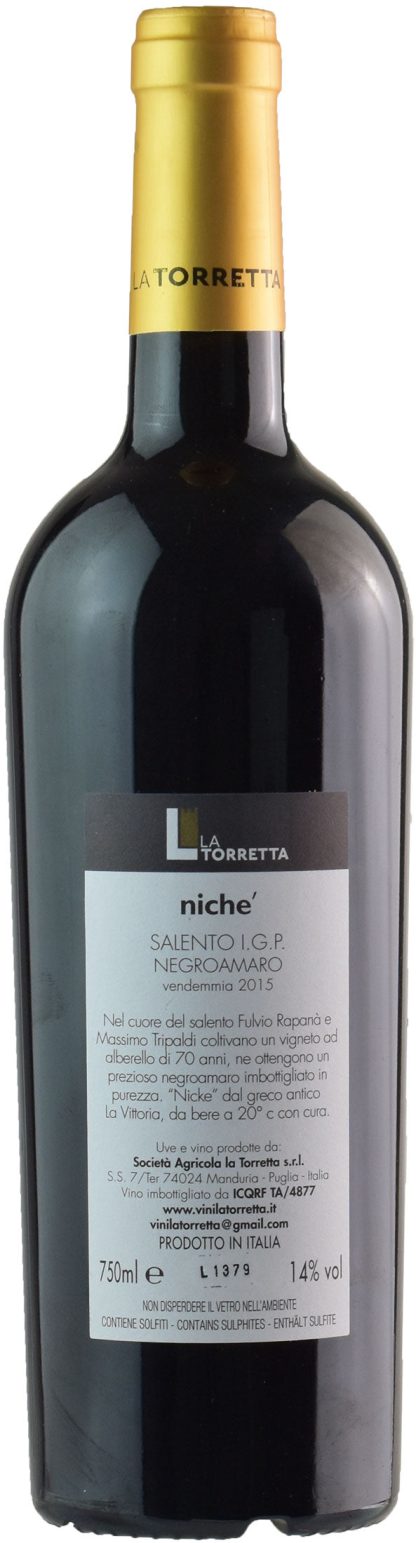 La Torretta Niché Negroamaro 2015 - immagine 2