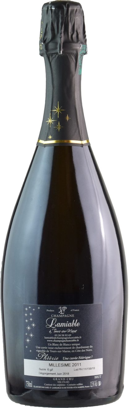 Lamiable Champagne Grand Cru Blanc de Blancs Brut Phéérie 2011 - immagine 2