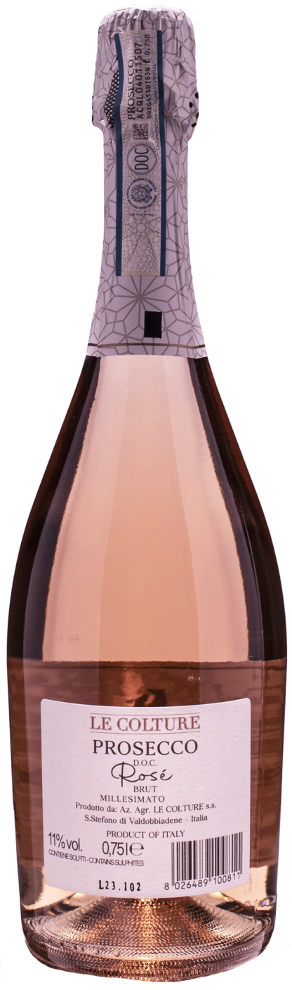 Le Colture Rosé Prosecco Brut Millesimato 2022 - immagine 2