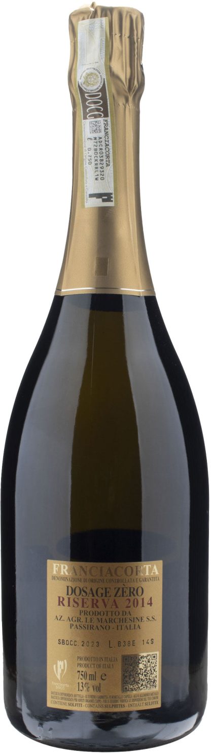 Le Marchesine Franciacorta Secolo Novo Dosaggio Zero Riserva 2014 - immagine 2