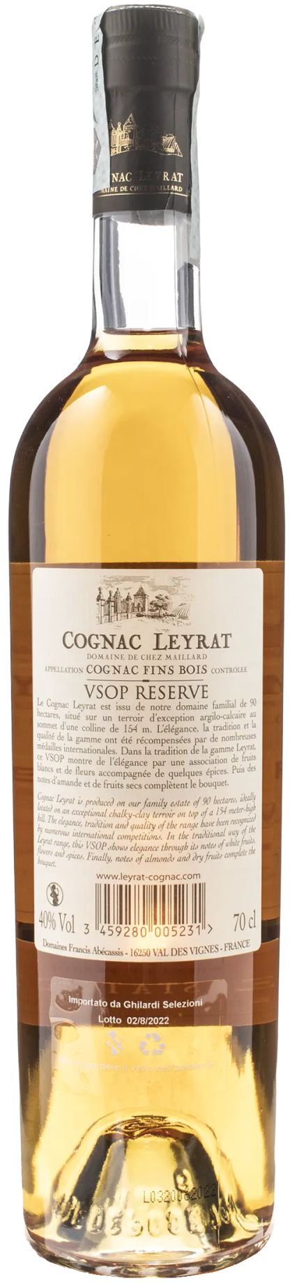 Leyrat Cognac VSOP Reserve - immagine 2