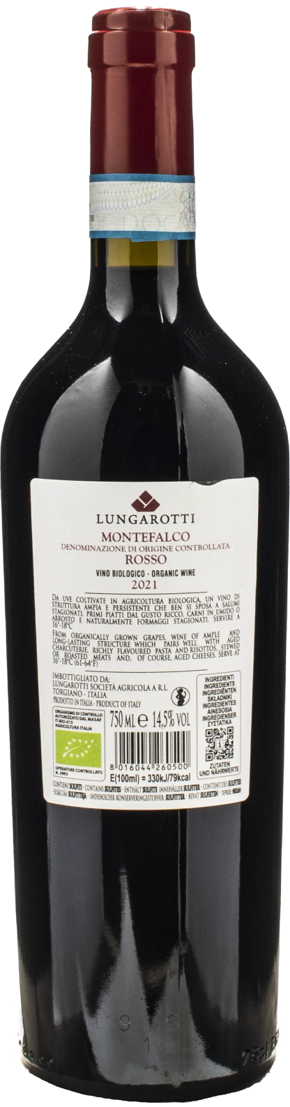 Lungarotti Montefalco Rosso 2021 - immagine 2