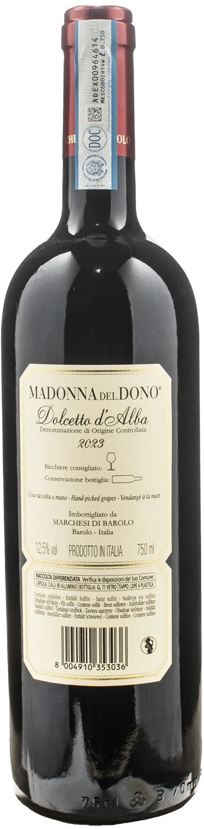 Marchesi di Barolo Dolcetto d'Alba Madonna del Dono 2023 - immagine 2