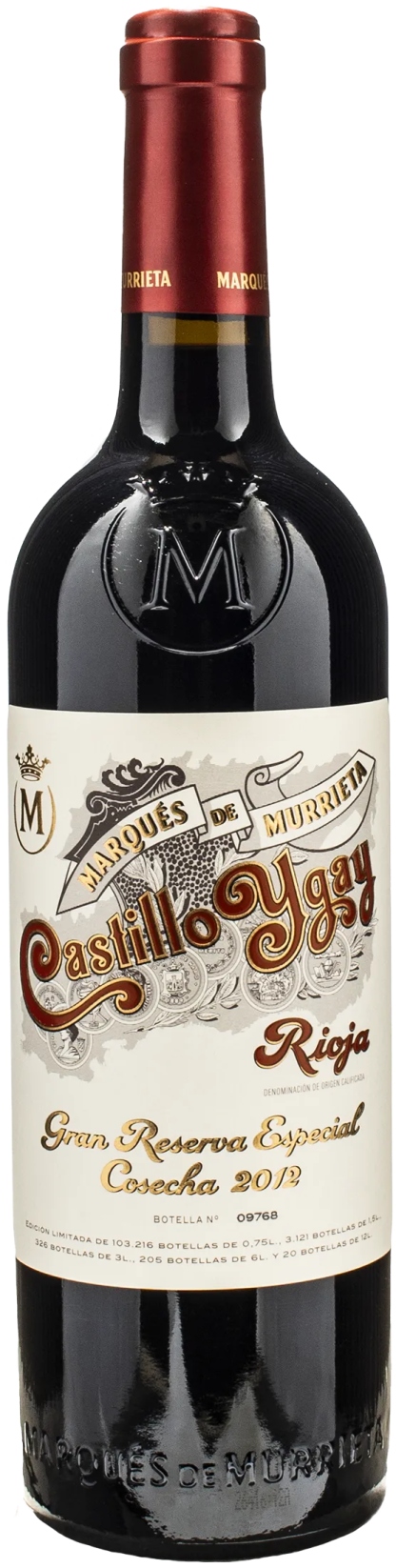 Marques de Murrieta Castillo Ygay Gran Reserva Especial Cosecha 2012