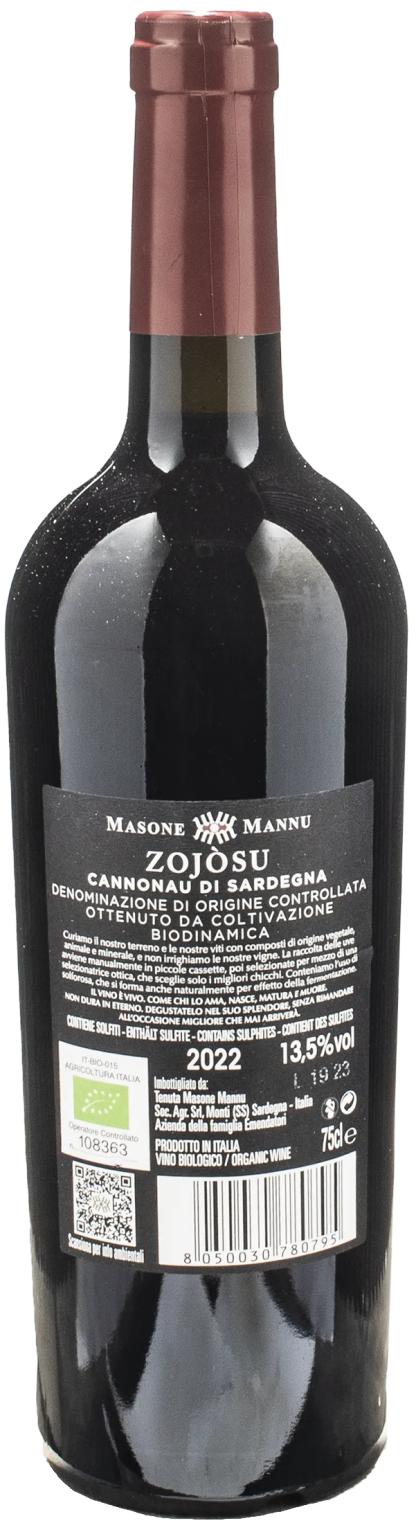 Masone Mannu Cannonau Zojosu 2022 - immagine 2