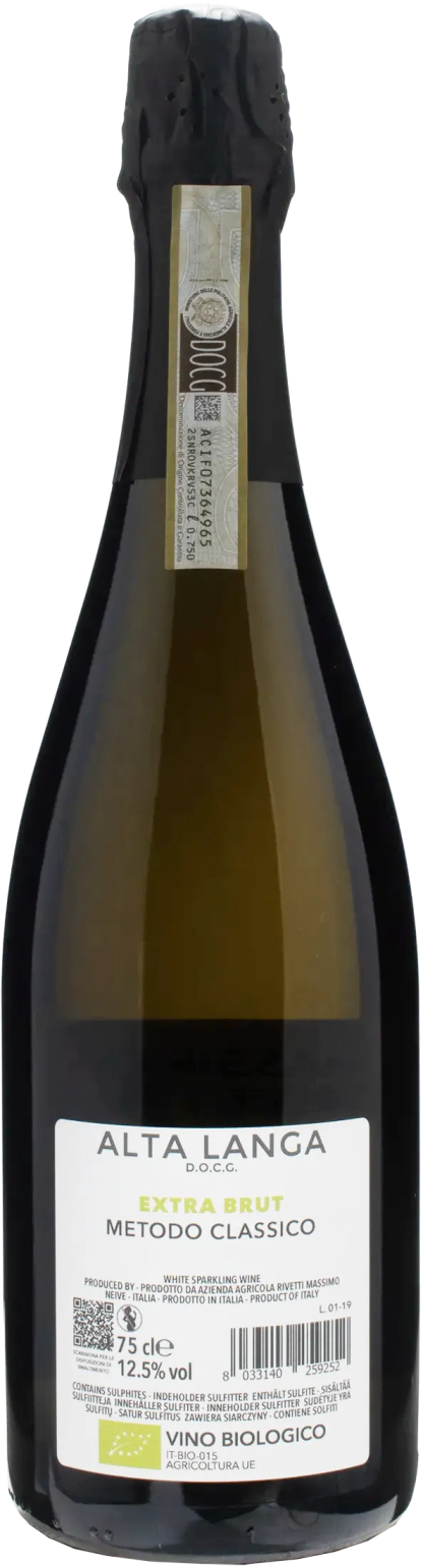 Massimo Rivetti Alta Langa Metodo Classico Extra Brut 2020 - immagine 2