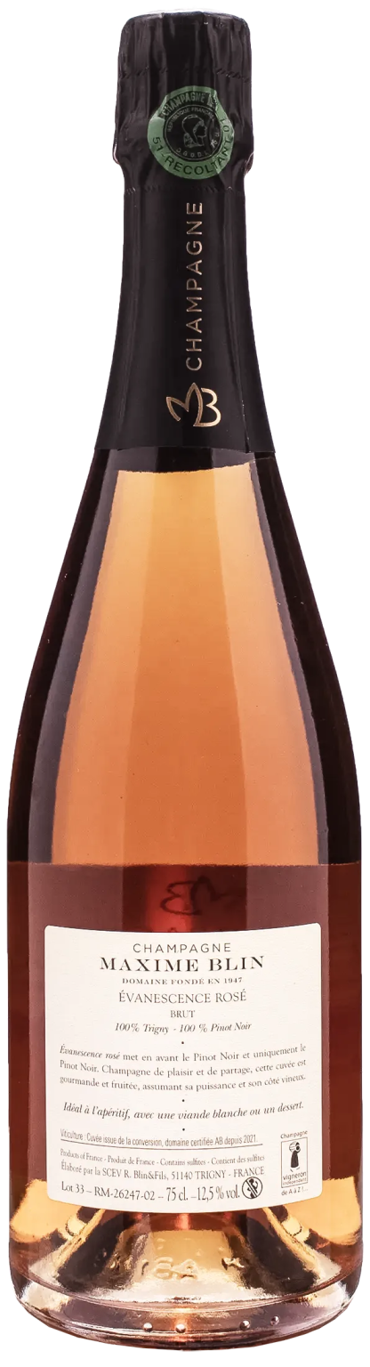 Maxime Blin Champagne Evanesence Rose Brut - immagine 2