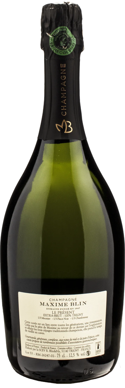 Maxime Blin Champagne Le present 3 Cepages Extra Brut - immagine 2