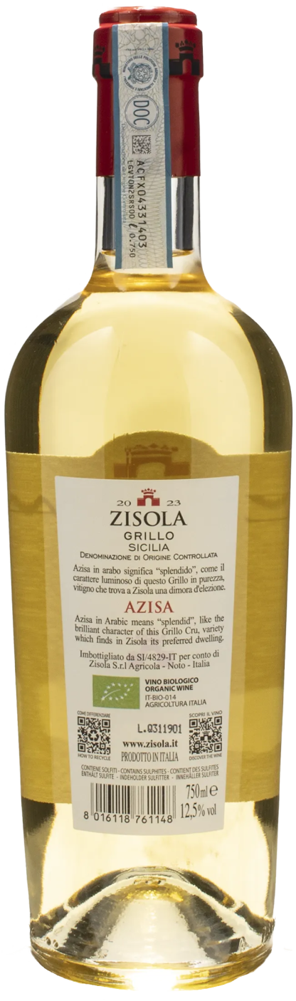 Mazzei Zisola Grillo Sicilia Azisa 2023 - immagine 2