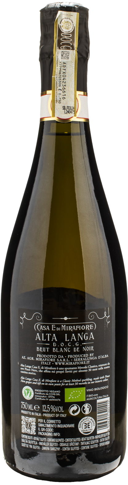 Mirafiore Alta Langa Blanc de Noir Brut 2020 - immagine 2