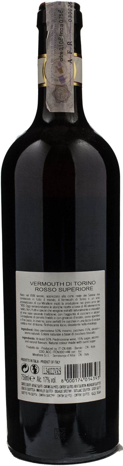 Mirafiore Vermouth di Torino Rosso Superiore - immagine 2