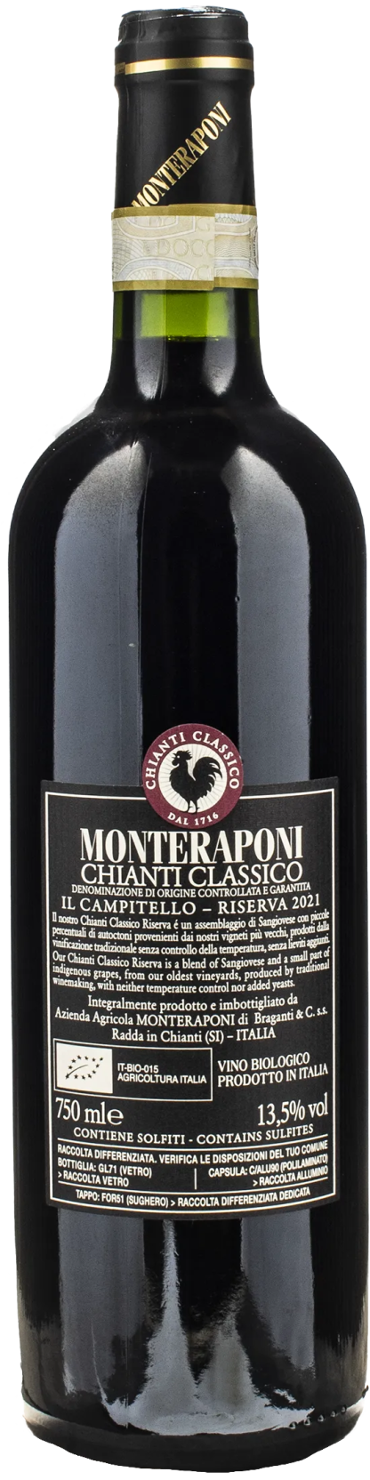 Monteraponi Chianti Classico Il Campitello Riserva 2021 - immagine 2