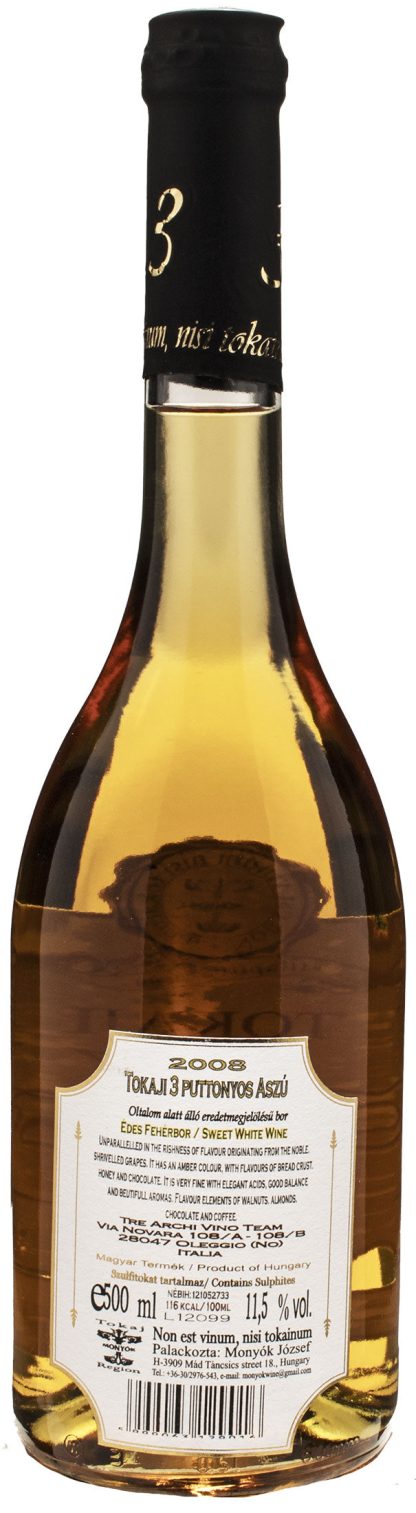 Monyok Tokaji 3 Puttonyos Aszù 0.5L 2008 - immagine 2