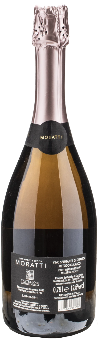 Moratti Cuvée Rosé Brut Millesimato 2019 - immagine 2