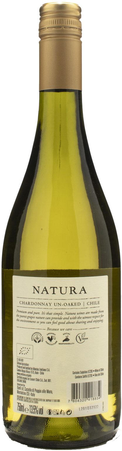 Emiliana Natura Chardonnay Un-Oaked Bio 2022 - immagine 2