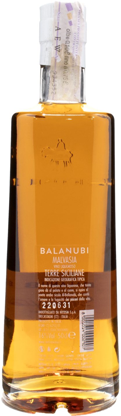 Nicosia Balanubi Malvasia Liquoroso 0.5L - immagine 2