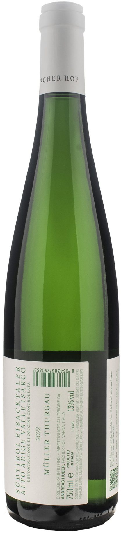 Pacher Hof Valle Isarco Muller Thurgau 2022 - immagine 2