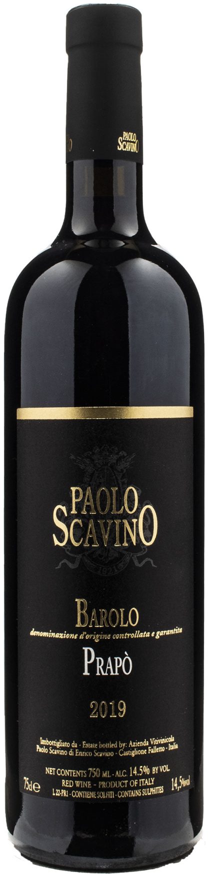 Paolo Scavino Barolo Prapò 2019