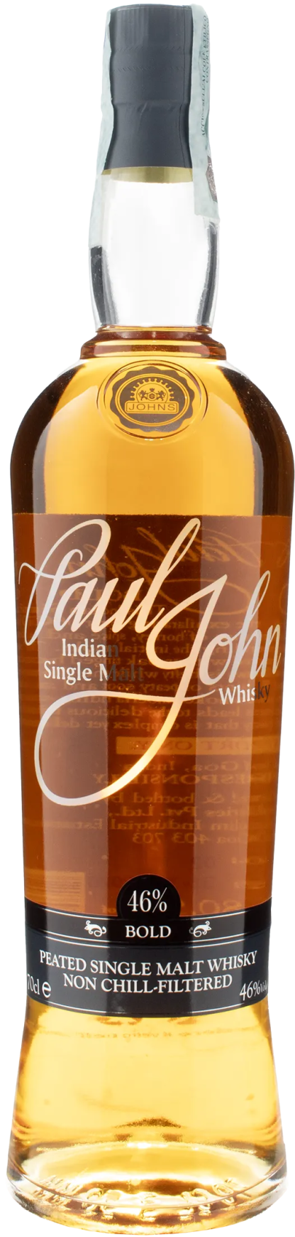 Paul John Indian Single Malt Whisky Bold