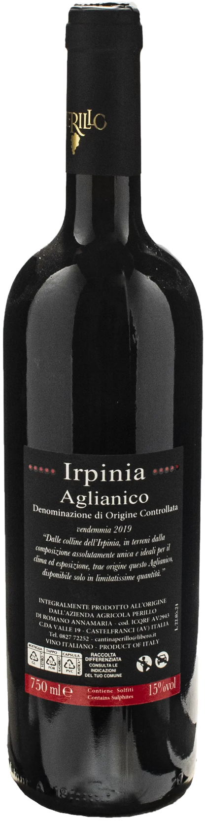 Perillo Irpinia Aglianico 2019 - immagine 2