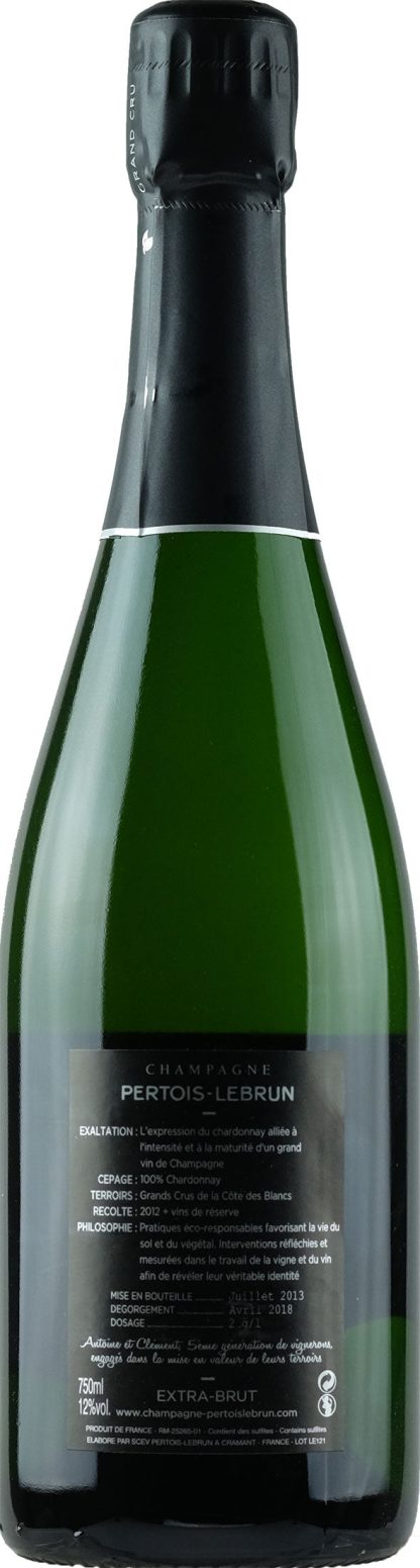 Pertois-Lebrun Champagne Grand Cru Blanc de Blancs Extra Brut Exaltation - immagine 2