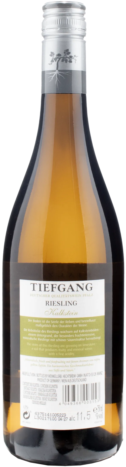 Pfalz Tiefgang Kalkstein Riesling Trocken 2022 - immagine 2