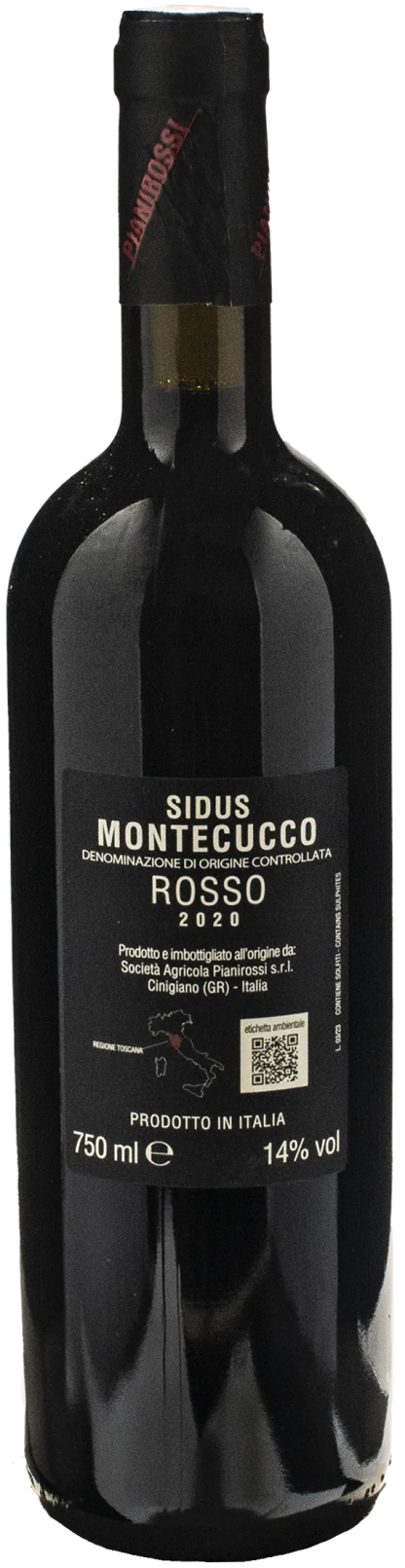 Pianirossi Montecucco Rosso Sidus 2020 - immagine 2