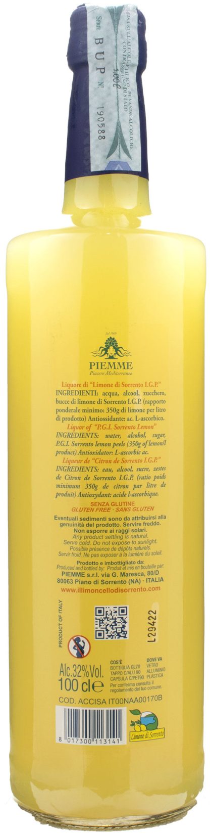 Piemme Limoncello Sorrento 1L - immagine 2