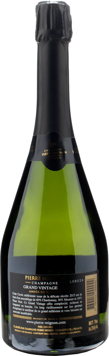 Pierre Mignon Champagne Annee de Madame Grand Vintage Brut 2013 - immagine 2