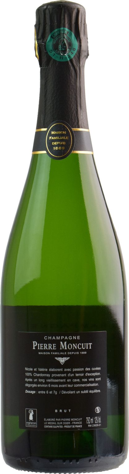 Pierre Moncuit Champagne Blanc de Blancs Hugues de Coulmet Brut - immagine 2