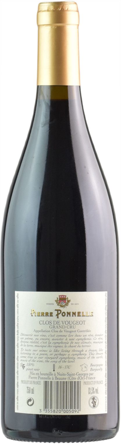 Pierre Ponnelle Clos de Vougeot Grand Cru 2017 - immagine 2