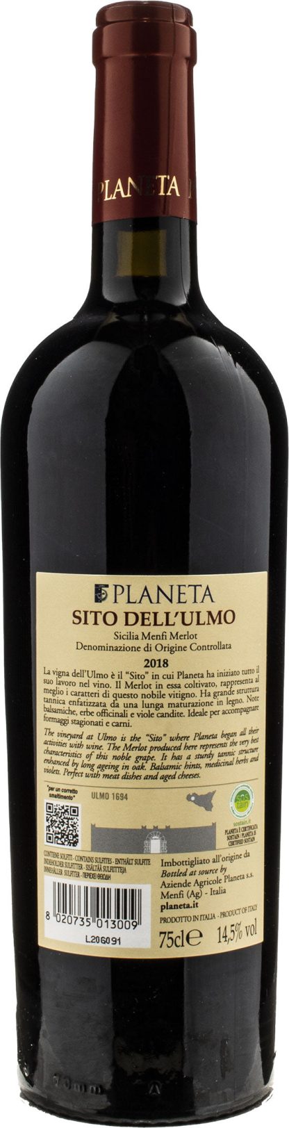 Planeta Merlot Sito Dell'Ulmo 2018 - immagine 2