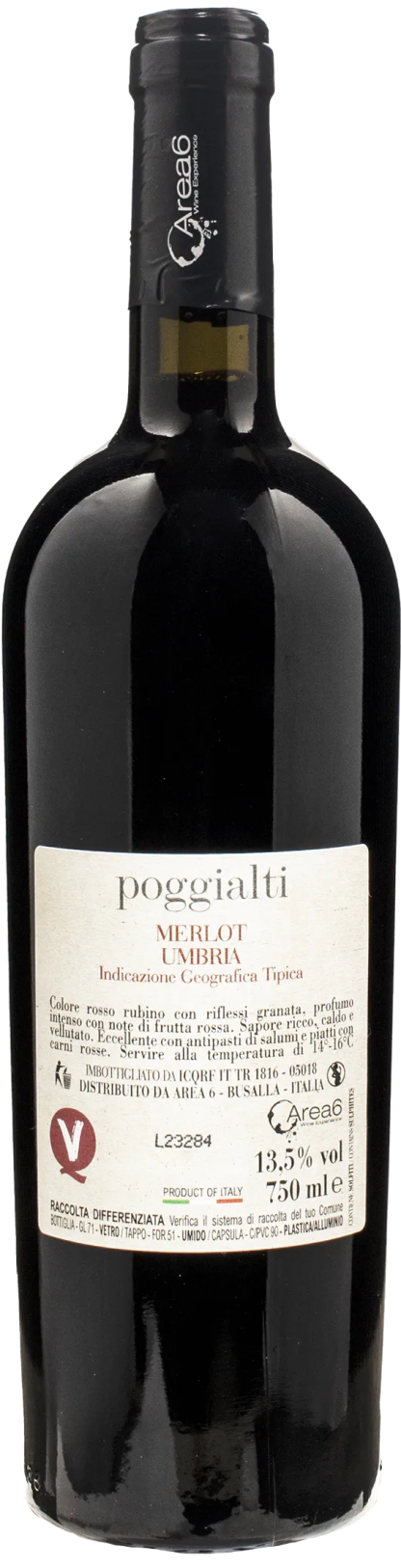 Poggialti Merlot Umbria 2022 - immagine 2